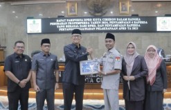 DPRD Kota Cirebon Gelar Rapat Paripurna Penetapan Perubahan Propemperda tahun 2024