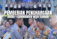 Satlantas Polres Cirebon Kota Sabet Penghargaan Bergengsi Commander Wish Terbaik