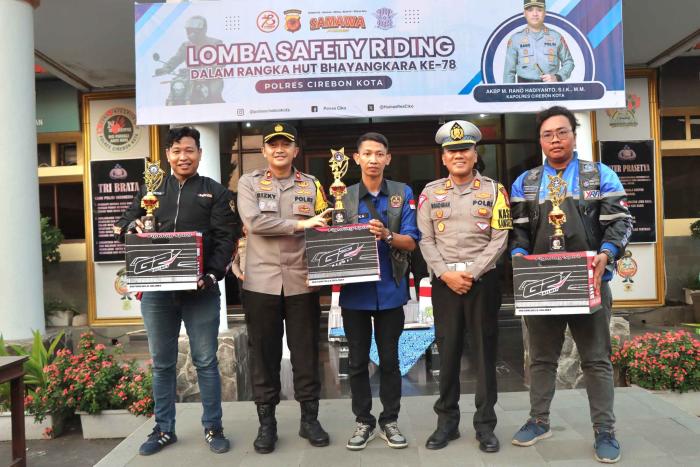 Satlantas Polres Cirebon Kota Adakan Lomba Safety Riding