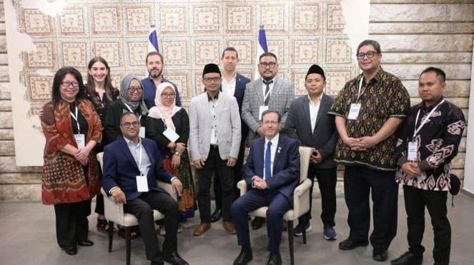 Tuai Kecaman, 5 Tokoh Muda NU Kunjungi Israel dan Bertemu Presiden Isaac Herzog