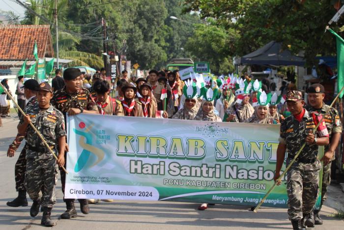 PCNU Kabupaten Cirebon Ajak Santri Jaga Stabilitas Pilkada dalam Puncak HSN 2024